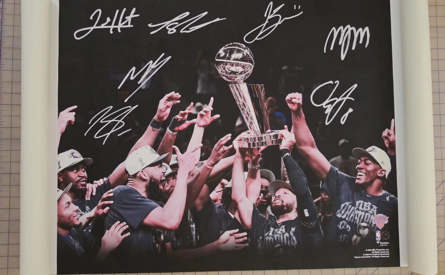 NBA Champions New York Knicks Canvas Print