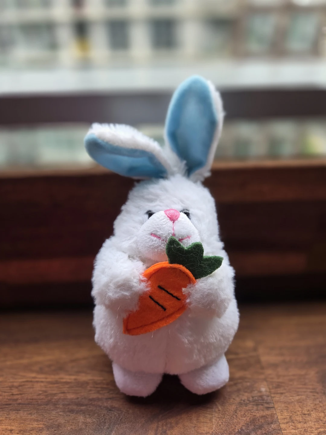 Fluffy White Stuffed Bunny