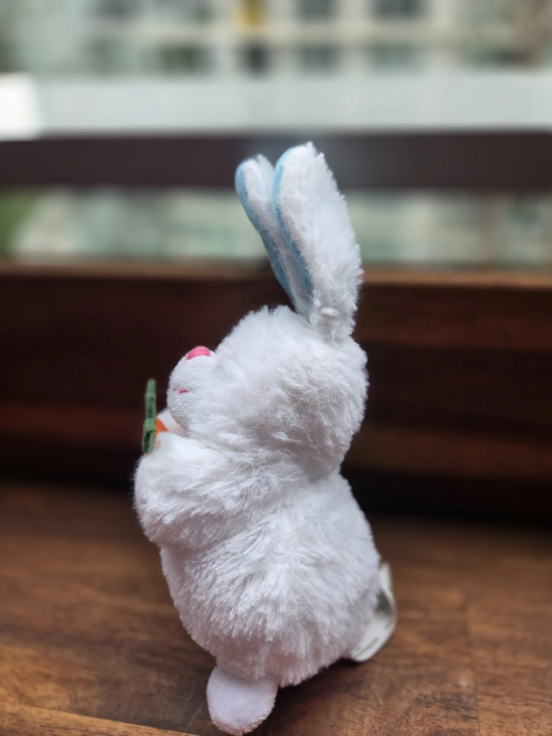 Fluffy White Stuffed Bunny - photo 4