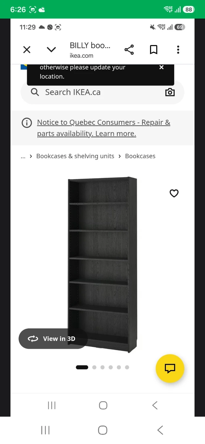 IKEA Black Bookshelf - photo 2