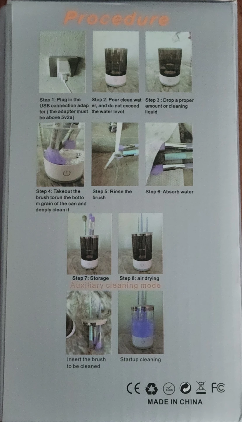 ⚽️ Automatic Makeup Brush Cleaner - photo 4