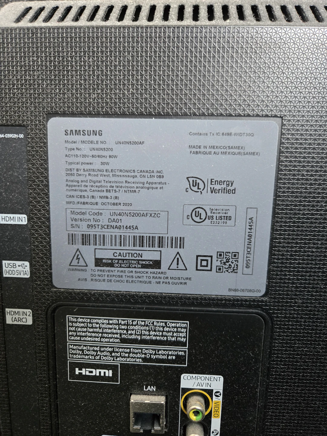 Samsung 40" UN40N5200AFXZC Smart LED TV - photo 5