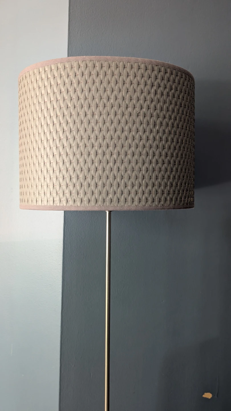 IKEA Floor Lamp with Woven Shade - photo 3