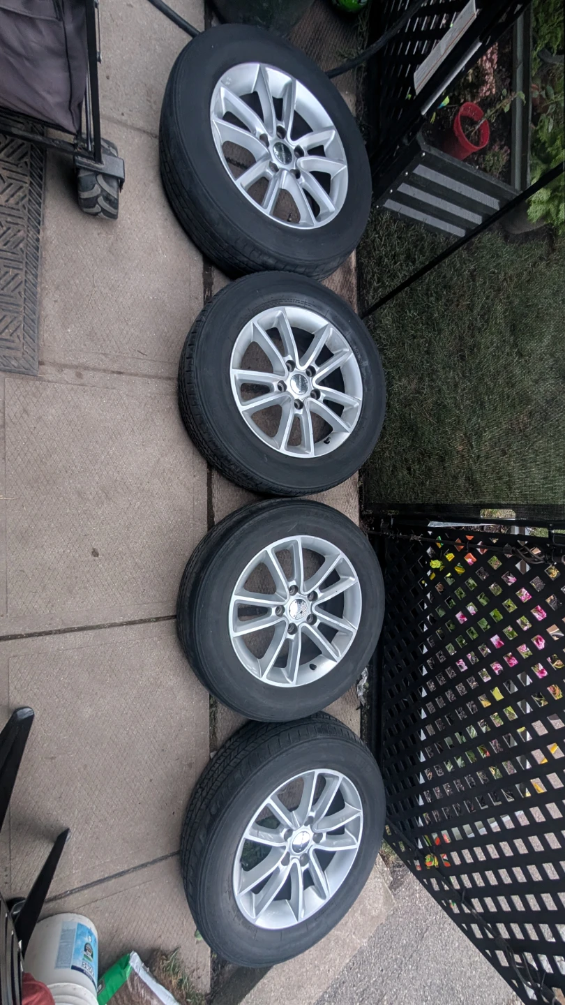 Set of Dodge Grand Caravan 17" OEM Alloy Wheels