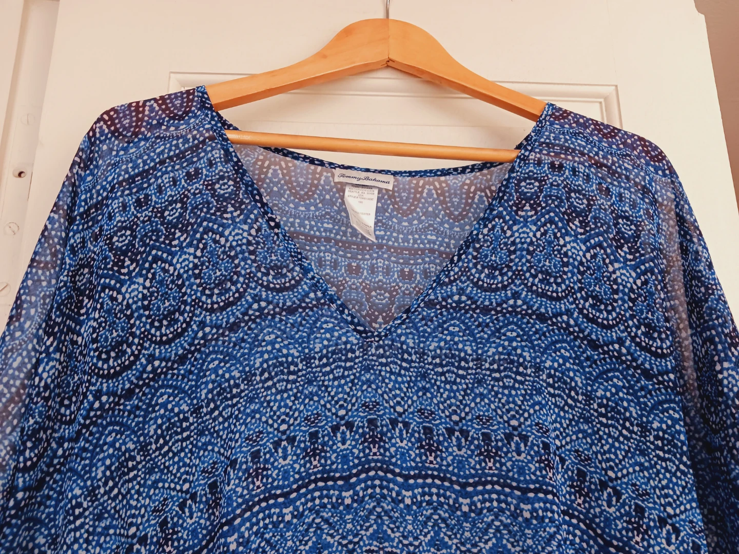 New !! TOMMY BAHAMA Blue Cover-Up L/XL - photo 2