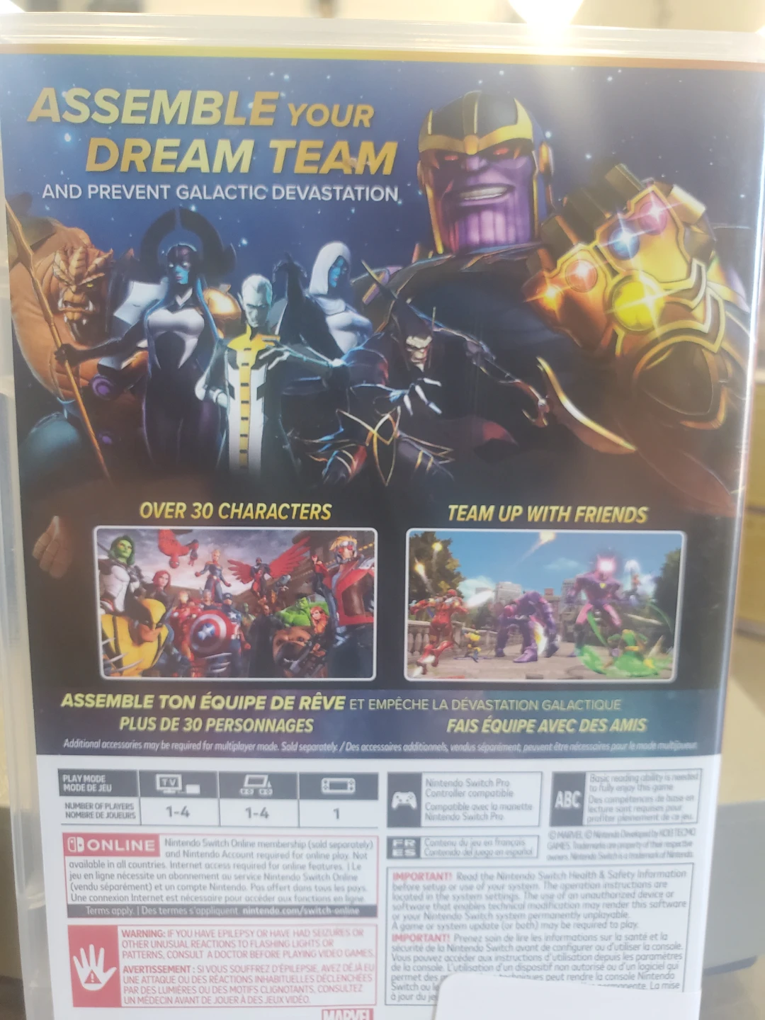 Nintendo Switch Marvel Ultimate Alliance 3: The Black Order Game - photo 2