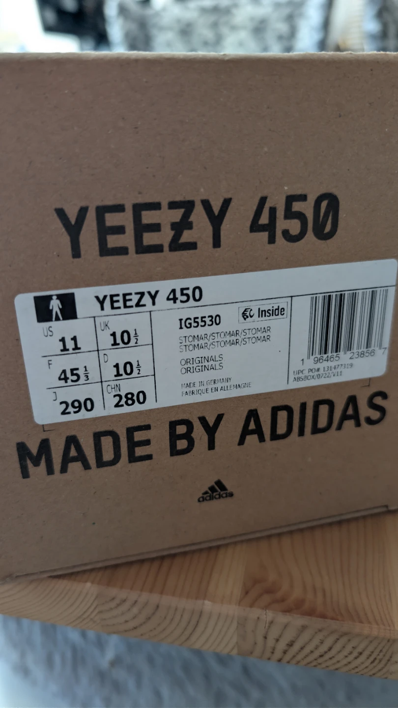Adidas Yeezy 450 Shoes Size US 11 - photo 3