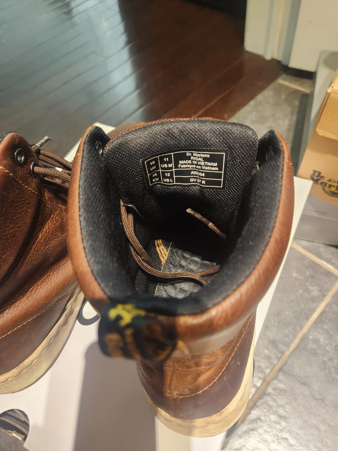 Dr. Martens Brown Leather Work Boots - photo 3