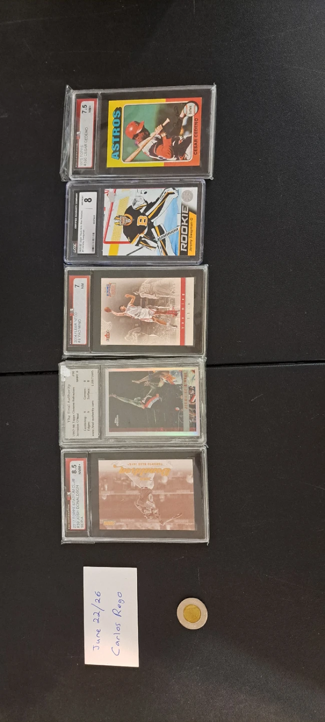 Collection of 5 Graded Sports Cards