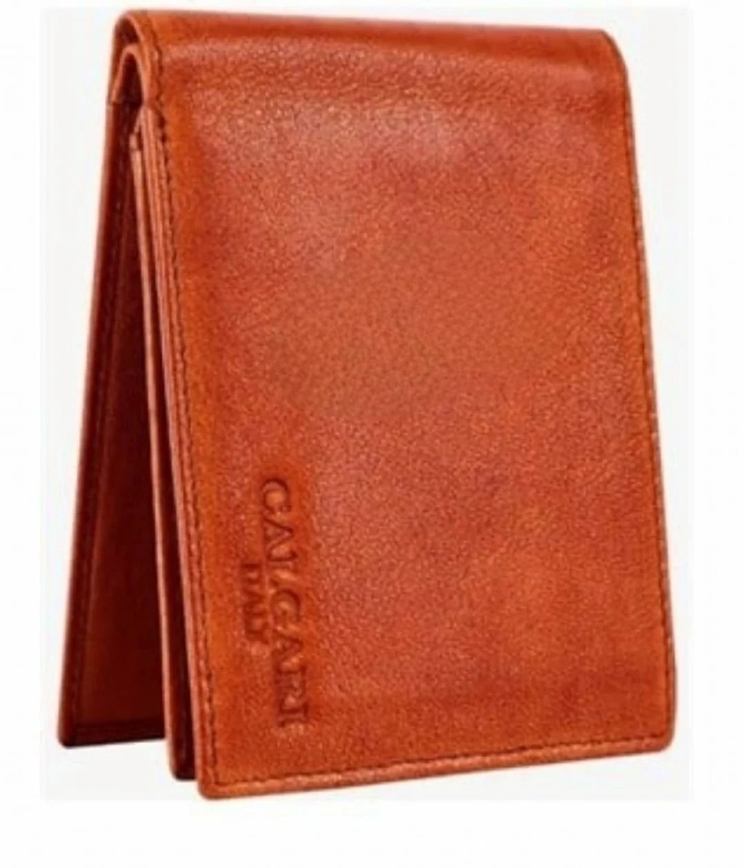 Cavagari Italy Leather Bi-Fold Wallet - Brown