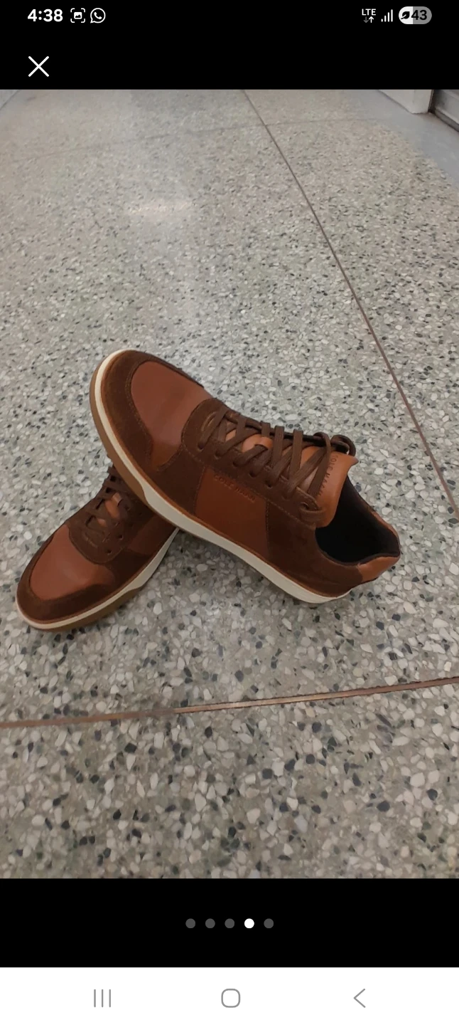 Cole Haan Men's Brown Leather Sneakers Size 11 - photo 3