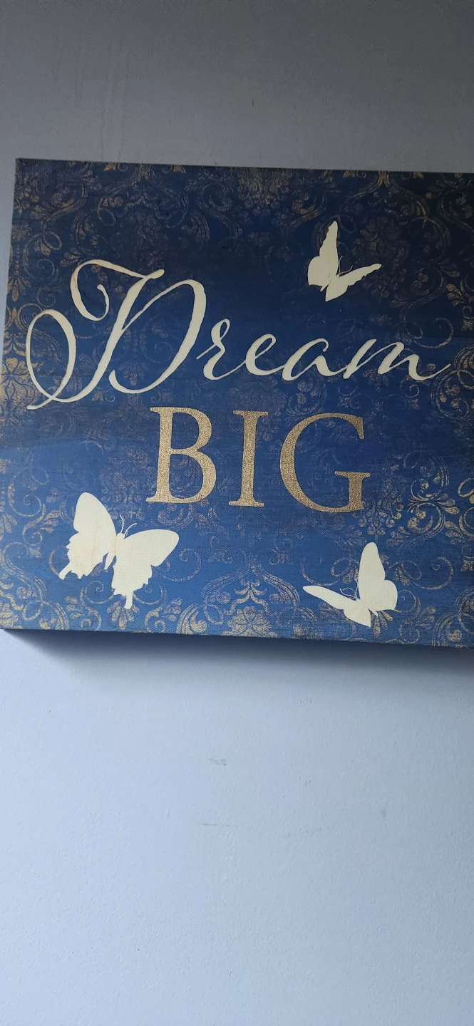 Dream BIG Canvas Wall Art⚽️
