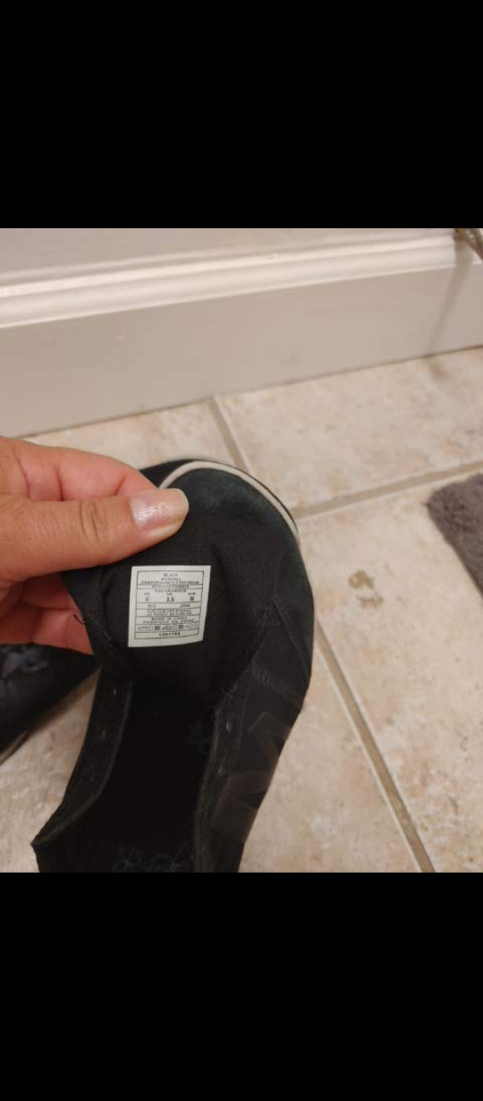 Women's Black Suede Sneakers size 6 - photo 4