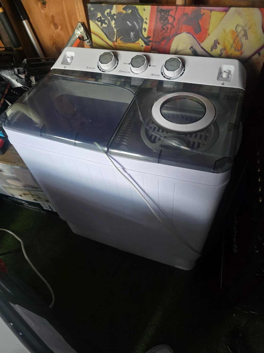 Portable Twin Tub Washing Machine ⚽ - photo 3