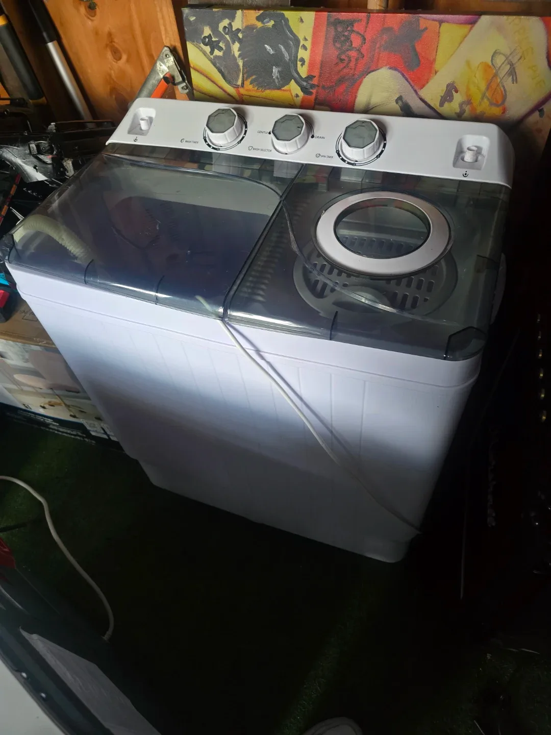 Portable Twin Tub Washing Machine ⚽ - photo 3