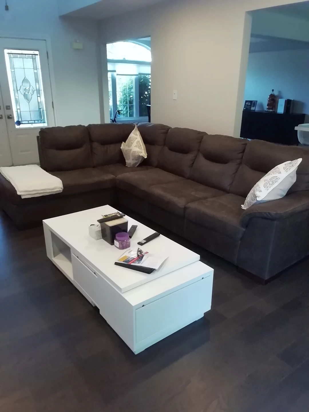 Brown Sectional Couch