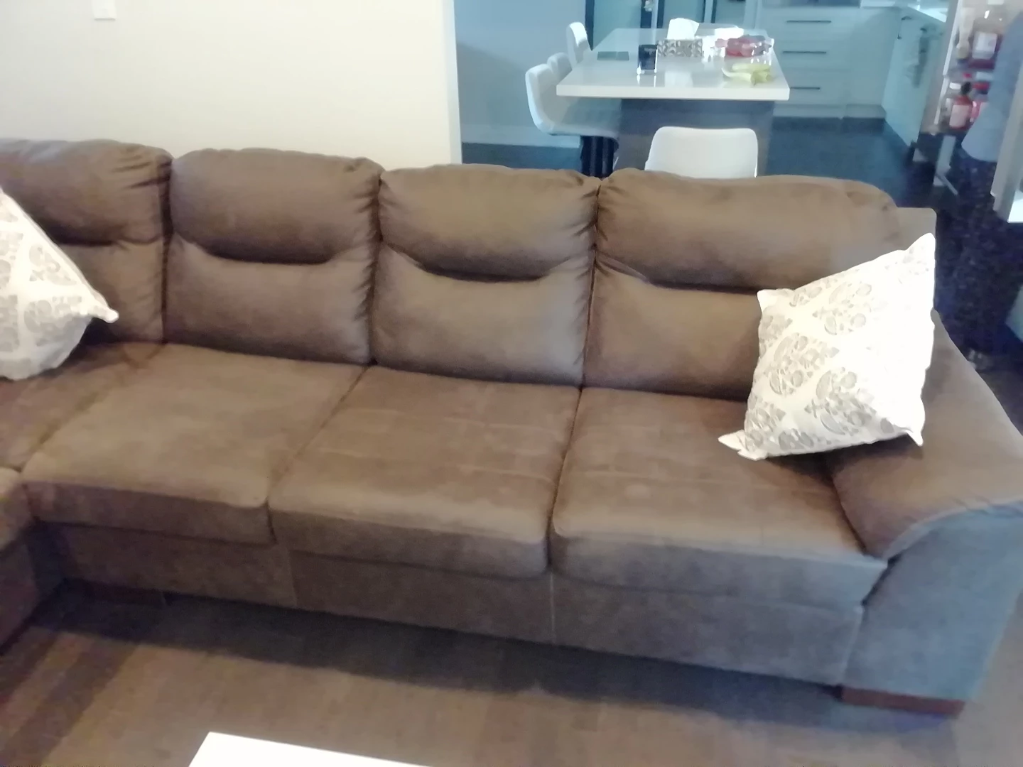 Brown Sectional Couch - photo 2