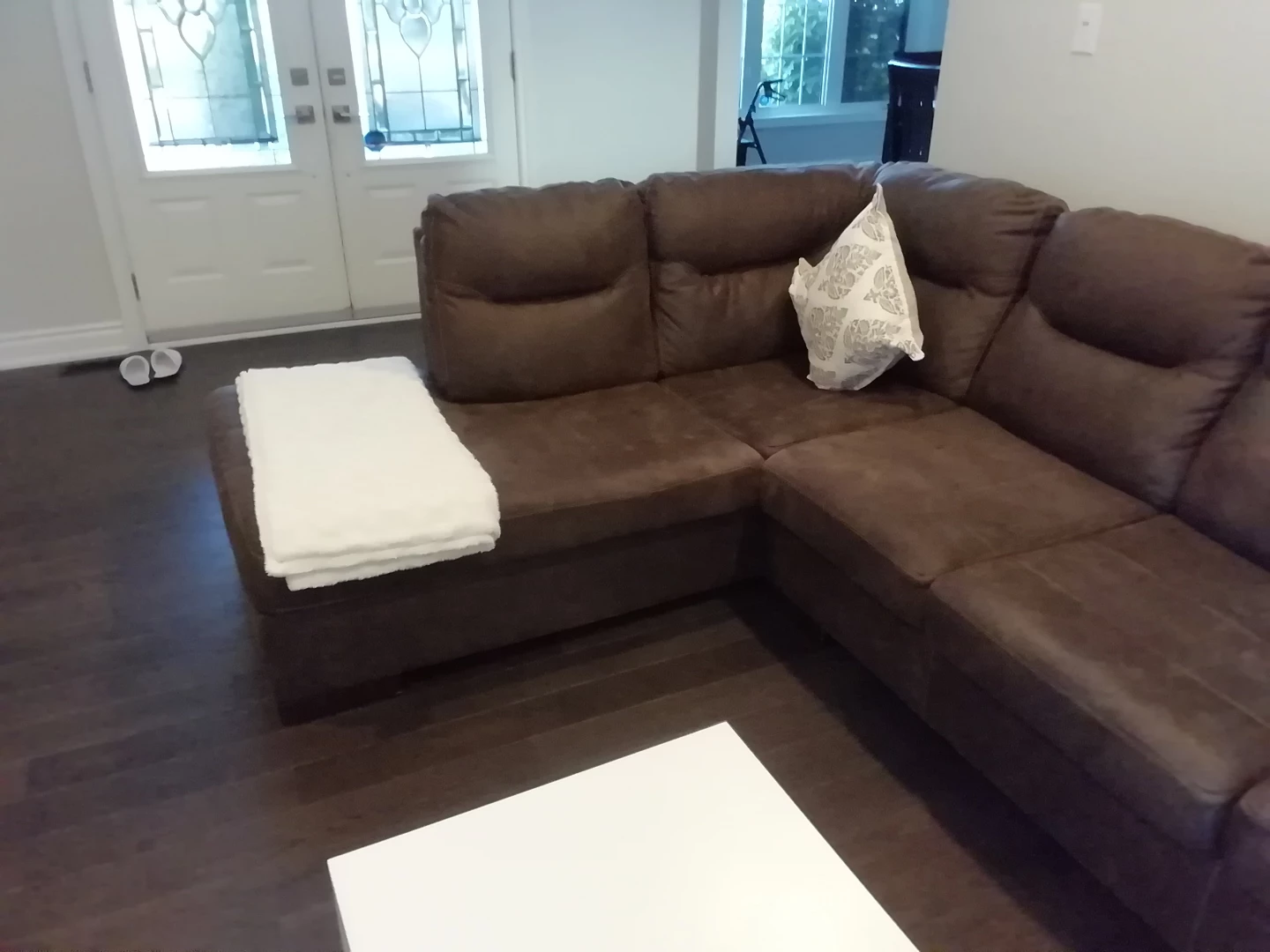 Brown Sectional Couch - photo 3