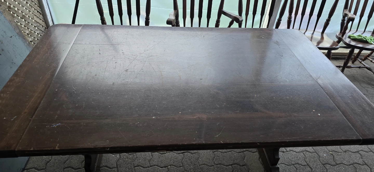 Wooden Dining Table and Chairs Set