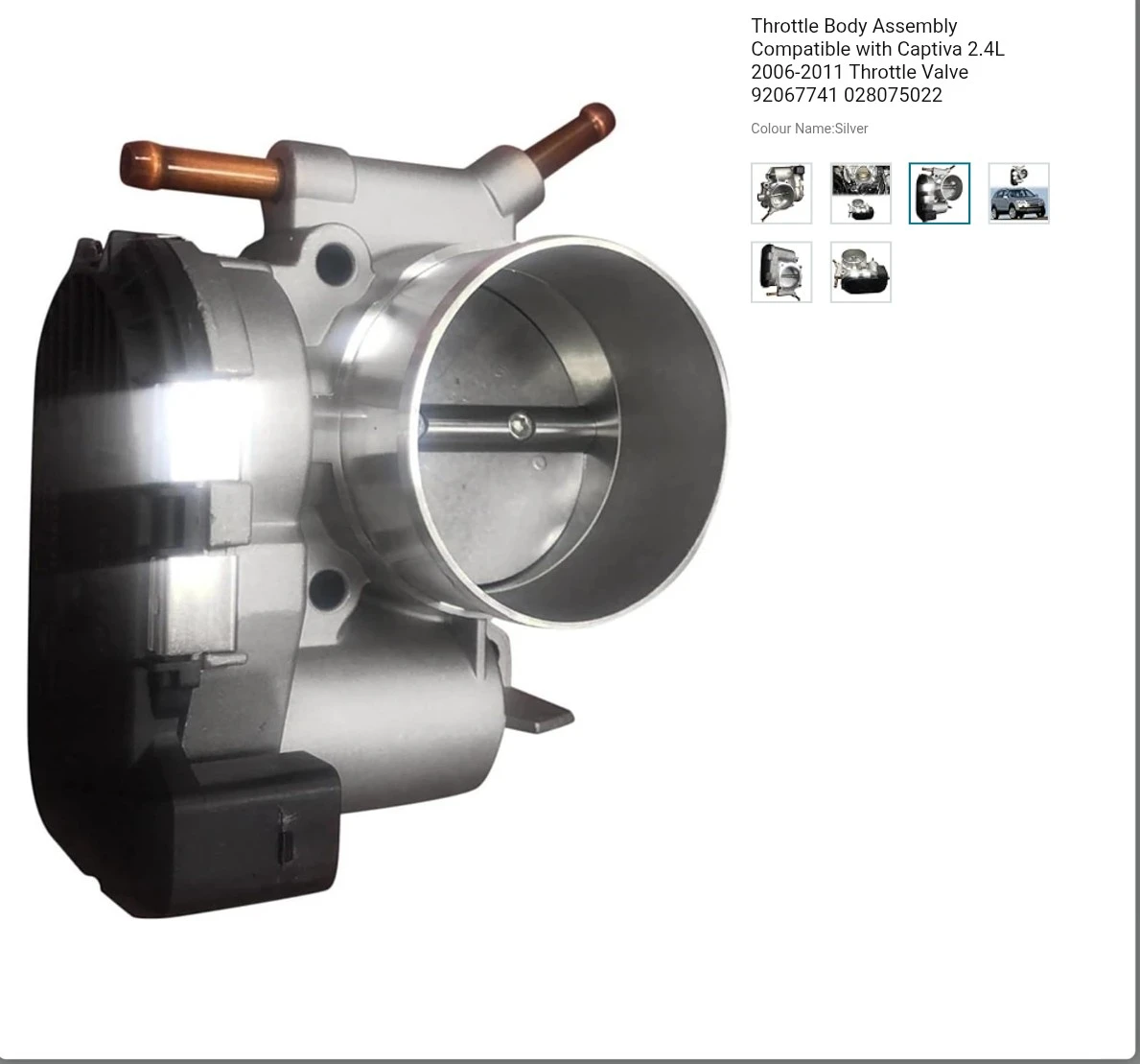 Throttle Body Assembly for Captiva 2.4L 2006-2011 - photo 2