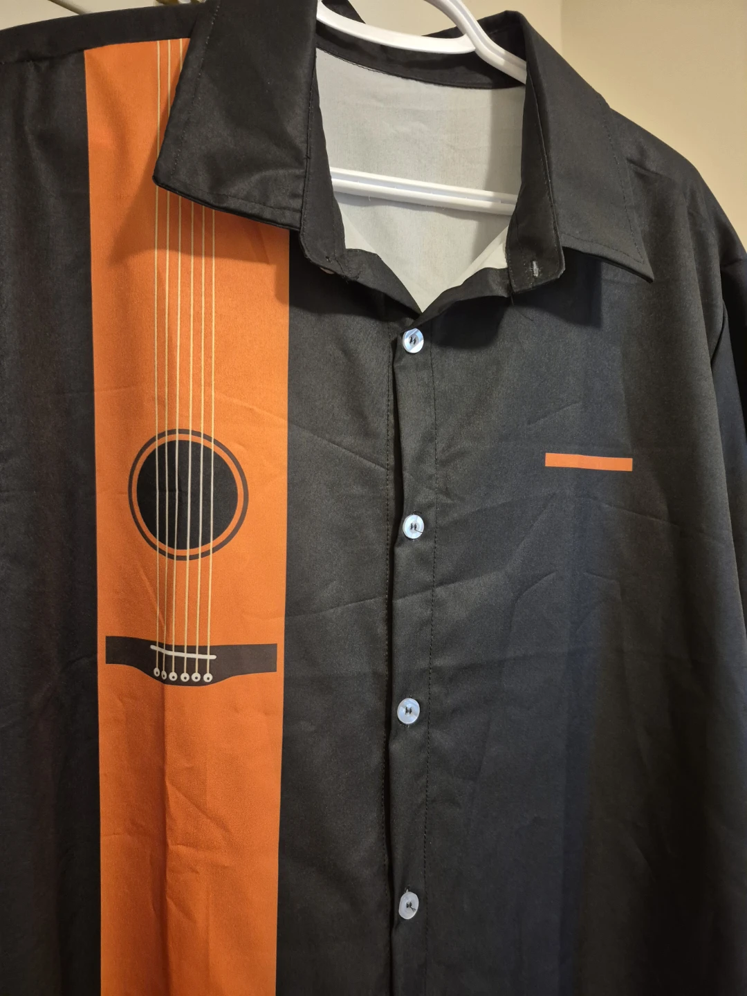 Men's short-sleeved Guitar Themed Shirt ⚽️ - photo 2