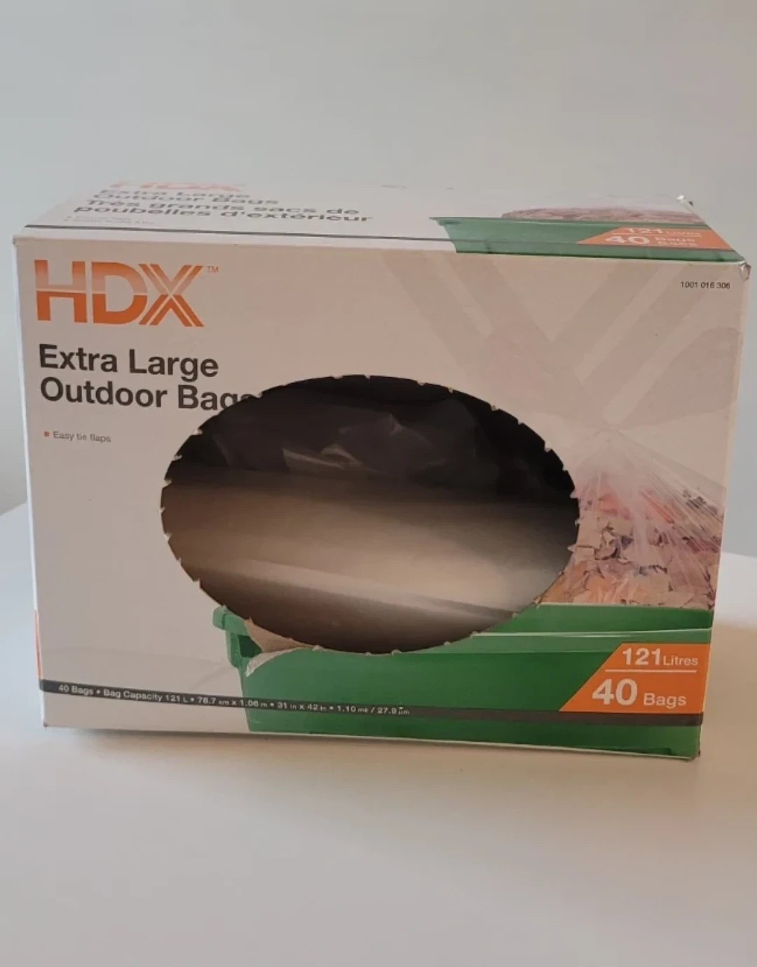 HDX Extra Large Outdoor Bags - 121 Litres, 10 Bags
