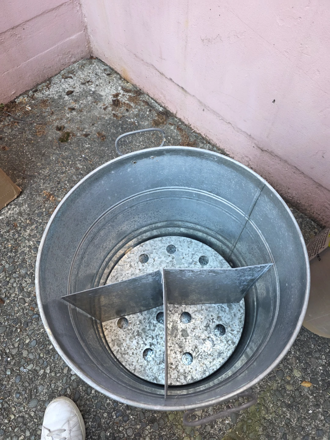 Galvanized Metal steamer - photo 2