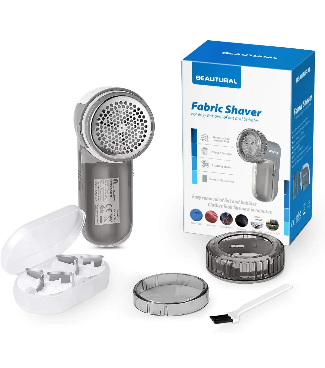 BEAUTURAL Fabric Shaver and Lint Remover - photo 4