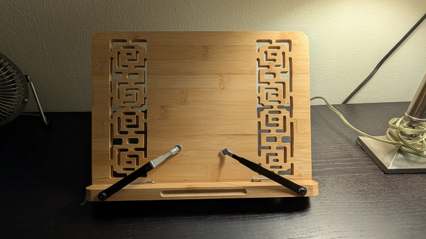 Bamboo Book Stand - photo 4