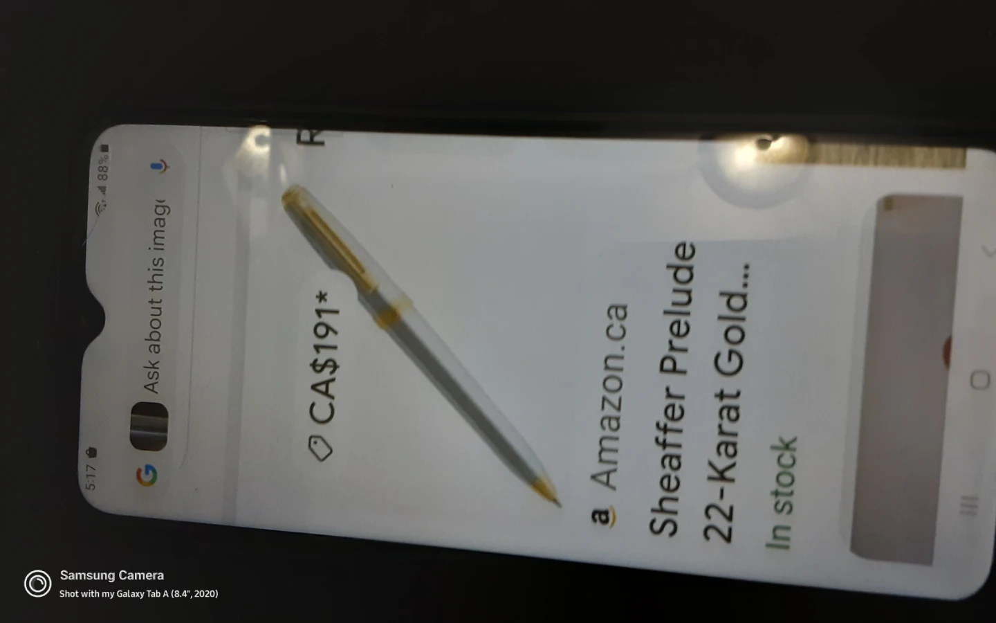Sheaffer Prelude Ballpoint Pen - 22Karat Gold Trim - photo 3