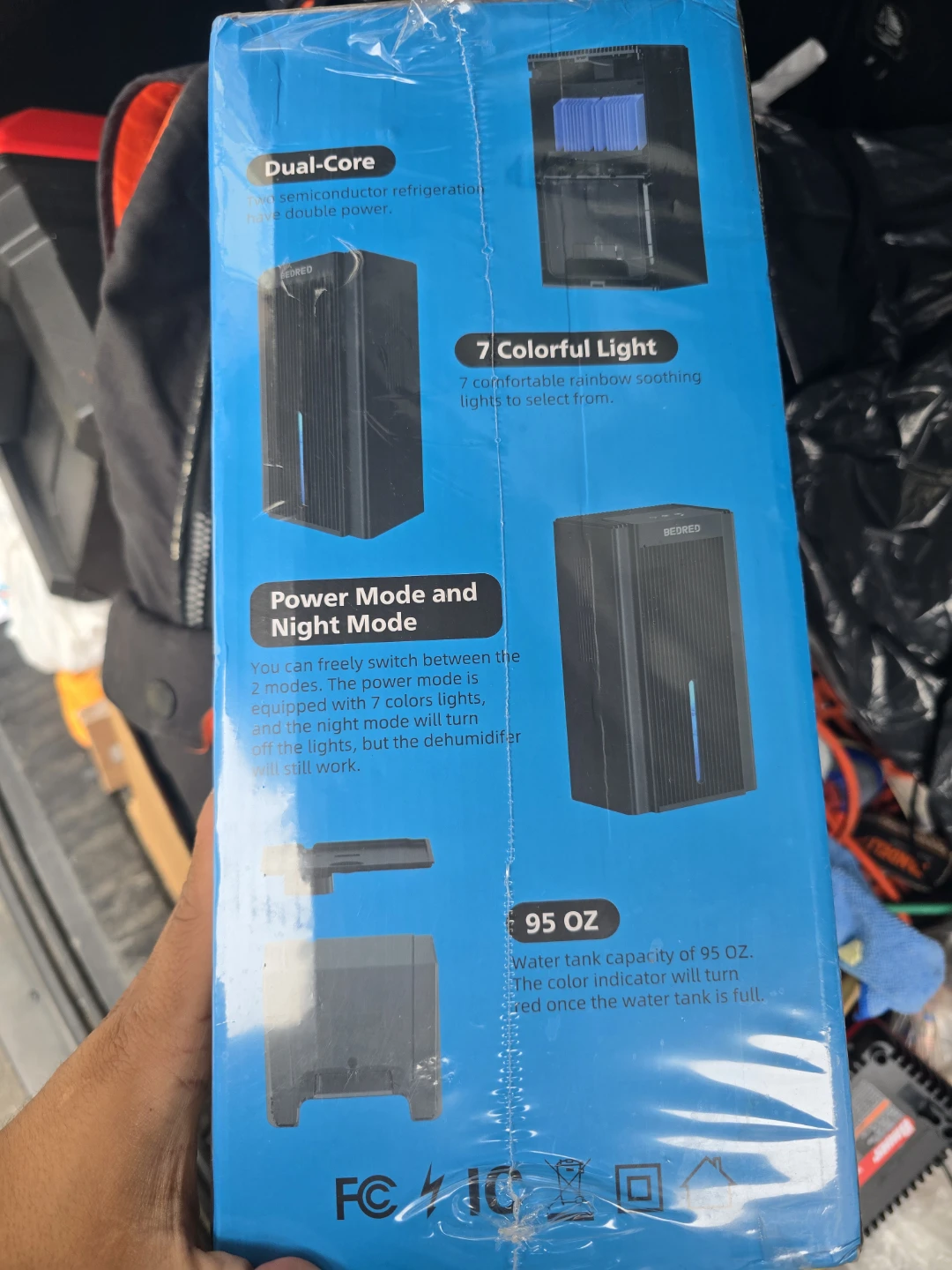 BEDRED CT11 Dehumidifier - 95 OZ Water Tank - photo 2
