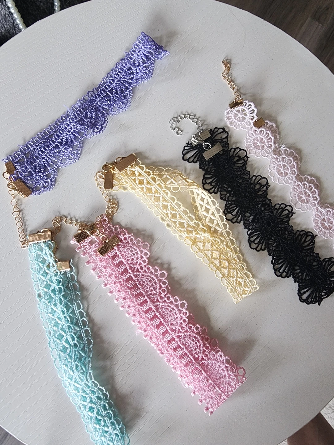 Set of 6 Lace Chokers - photo 2