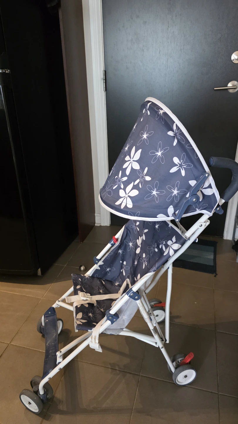 Blue Floral Baby Stroller - photo 2