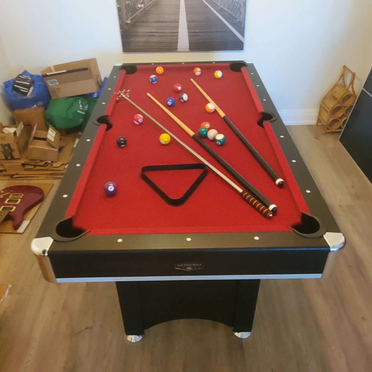 Hathaway Spartan 6-ft Pool Table with Table Tennis Top - photo 2