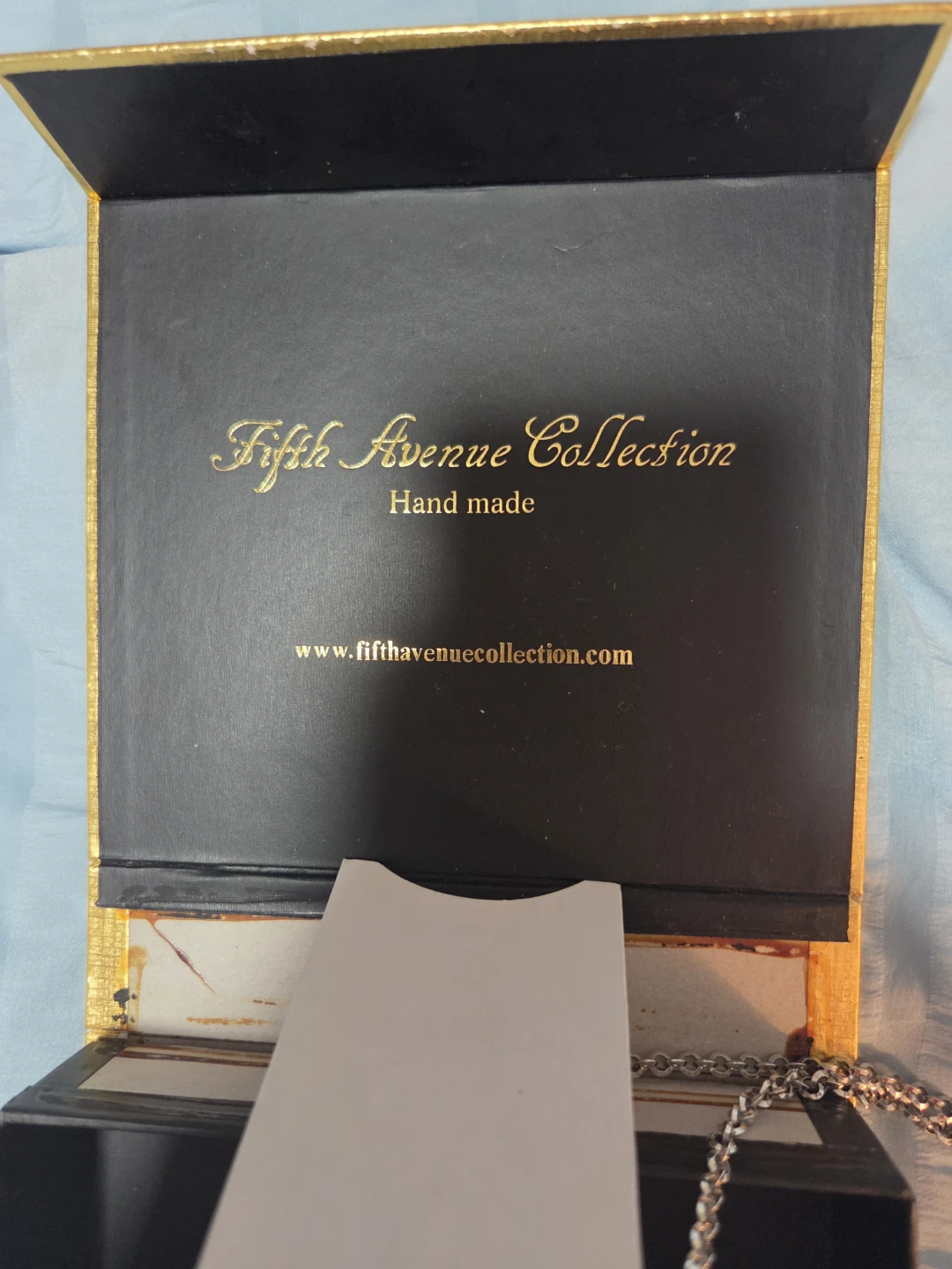 Fifth Avenue Collection Handmade Necklace with Blue Charm - photo 2