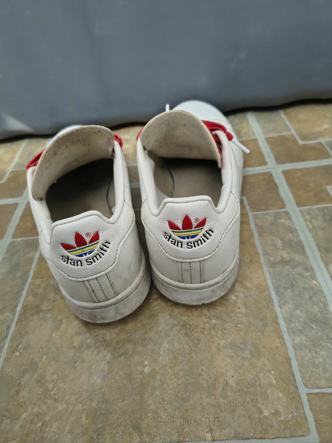 Adidas Stan Smith White Red Sneakers - photo 5