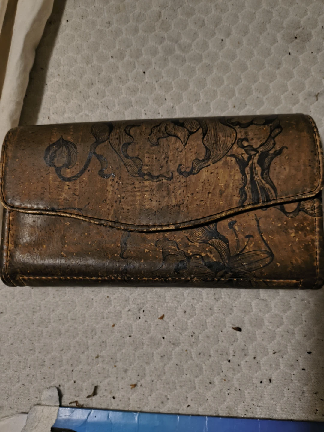 Handmade cork purse and wallet