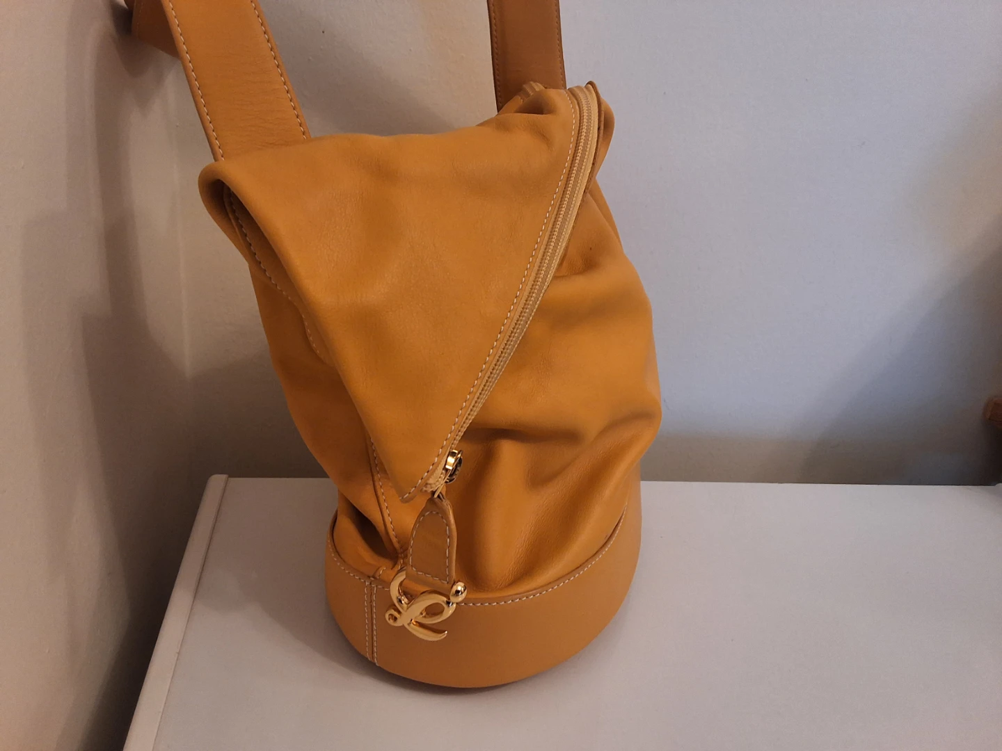Loewe Leather Shoulder Bag with Pouch - photo 2