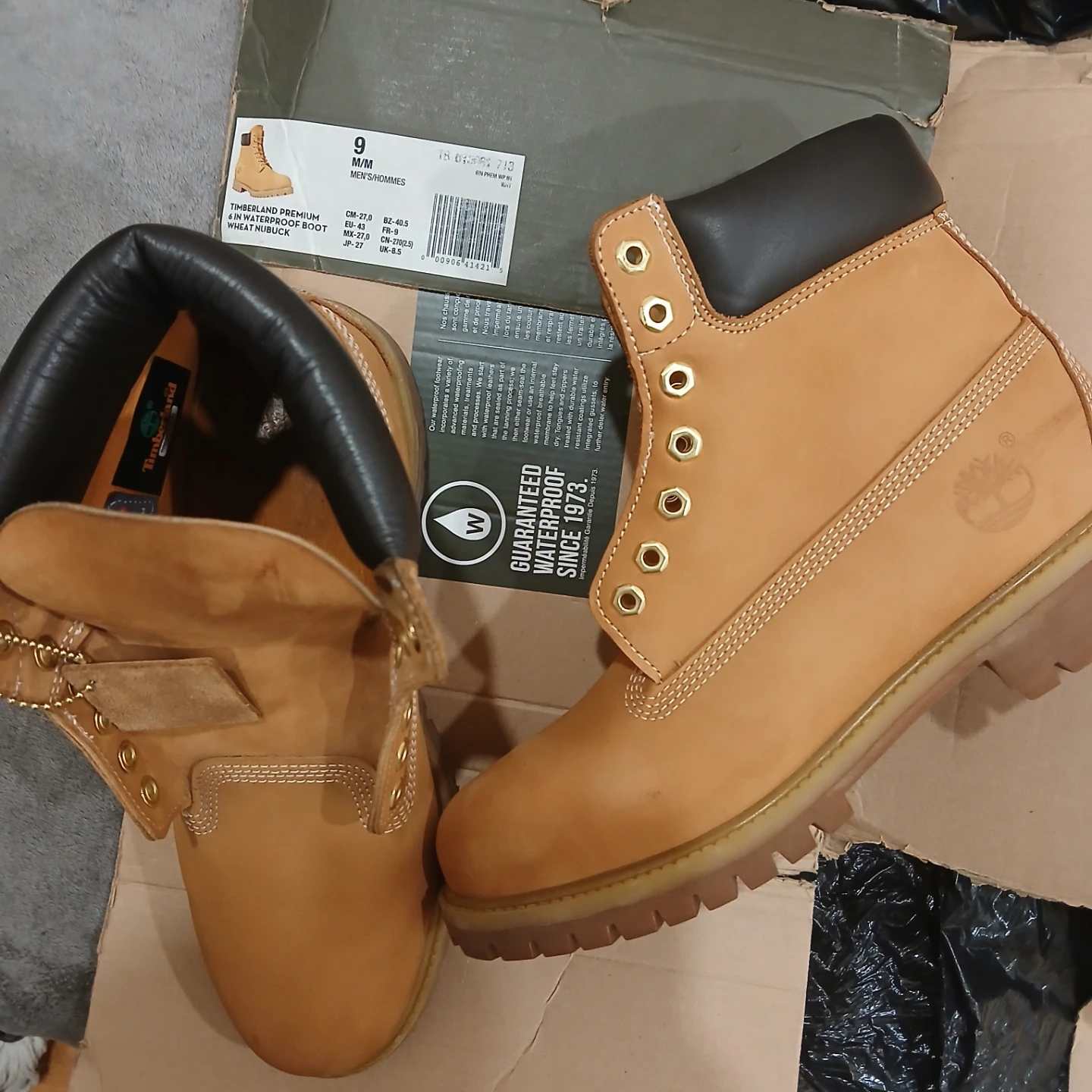 Timberland Premium Waterproof Boots Size 9