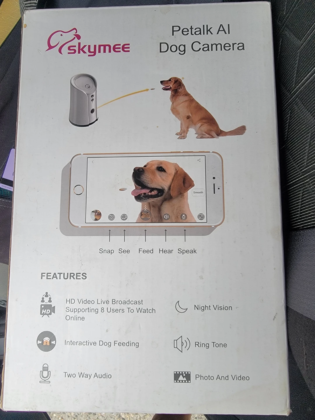 Petalk AI Dog Camera & Treat Dispenser - photo 3