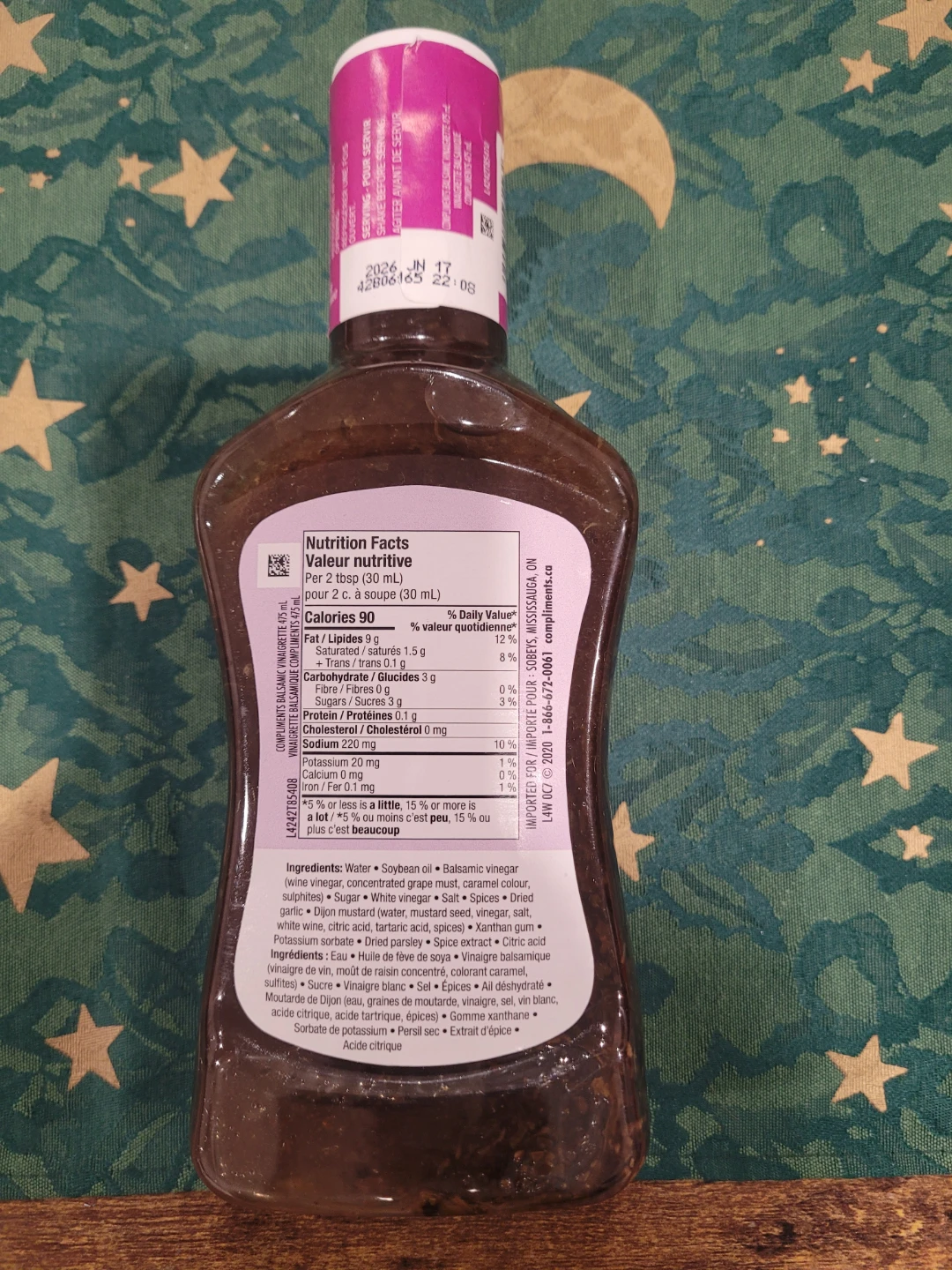 Compliments Balsamic Vinaigrette Dressing - 475 mL ⚽️ - photo 2