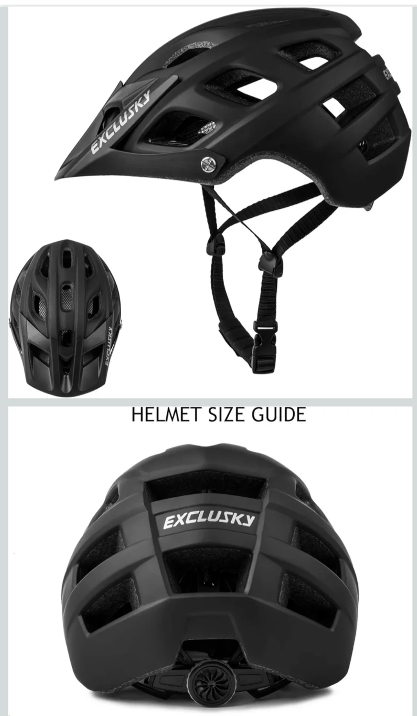 NEW!!!Bike Helmet, Exclusky Mountain Bike Helmet Men Women Light - photo 2