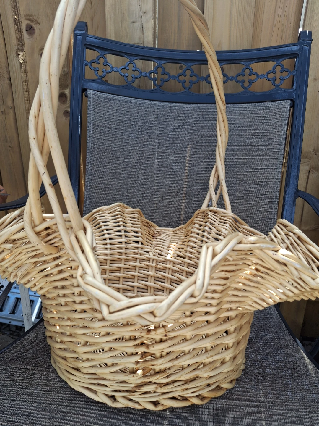 Wicker Basket with Handles - photo 2