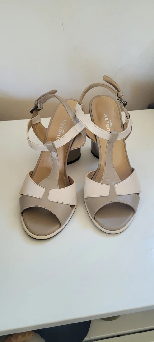 Audley London Block Heel Sandals 6/6.5