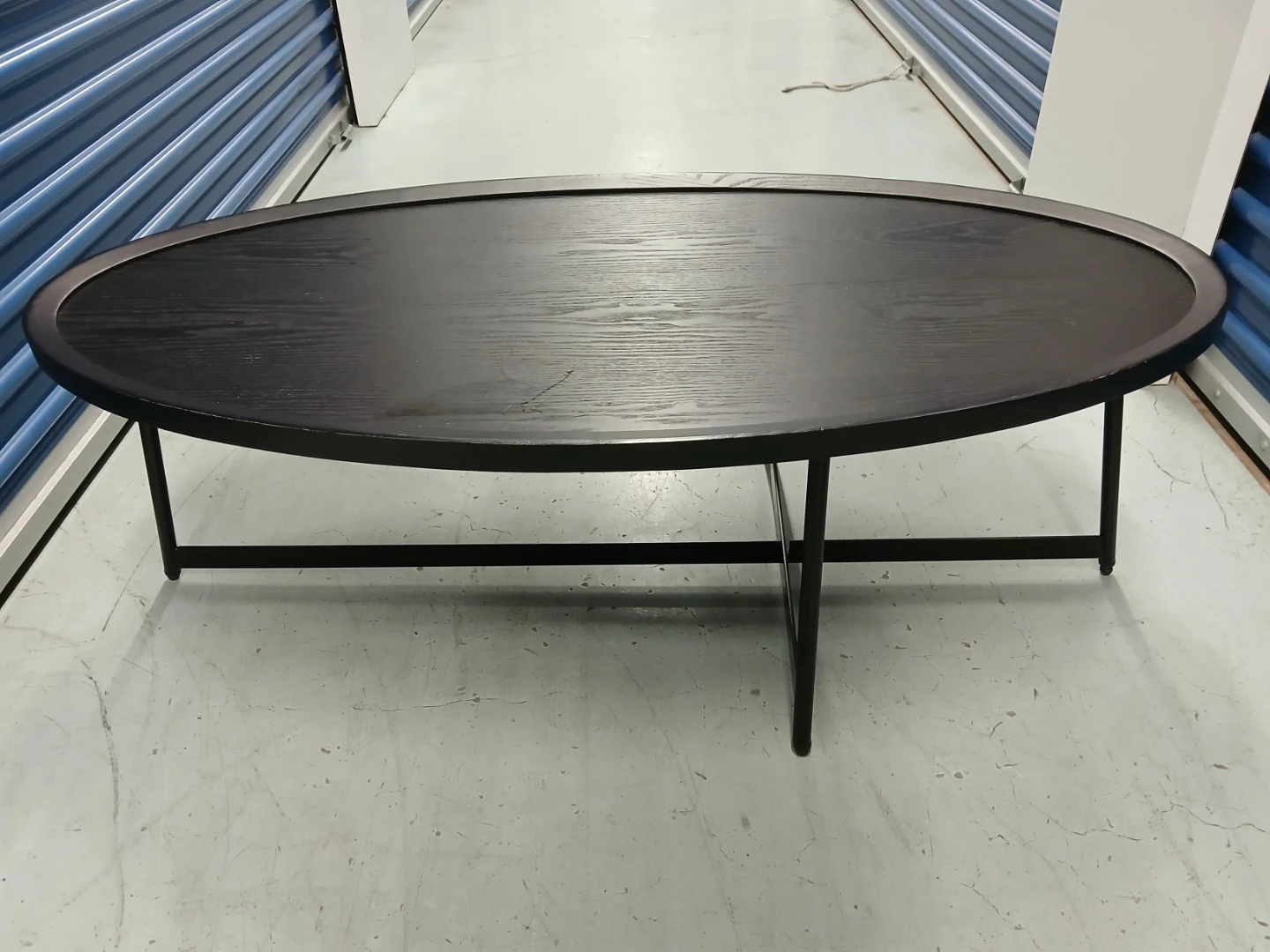 Black Oval Coffee Table