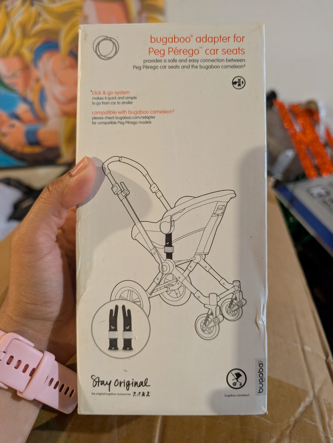 Bugaboo Fox Adapter for Peg Perego Car Seats - Black - photo 2