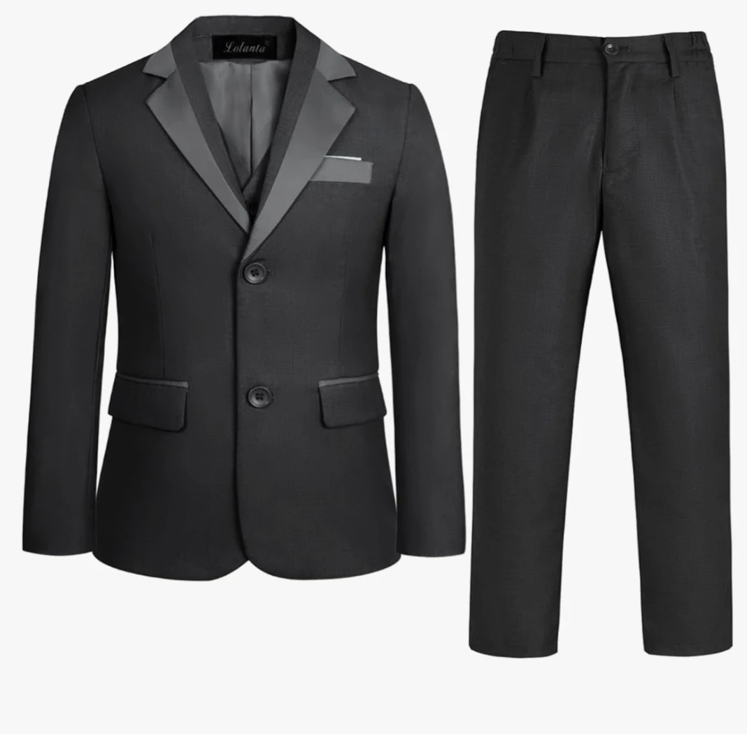 LOLANTA Boys Suit Set - Black