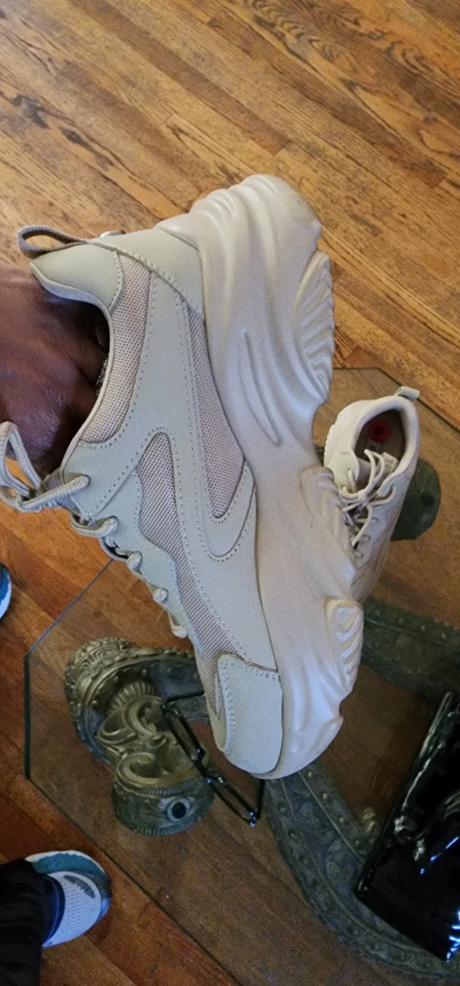 Steve Madden size 6 Tan Chunky Sole Fashion Sneakers - photo 3
