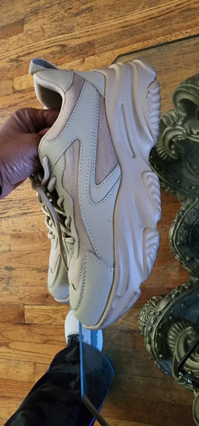 Steve Madden size 6 Tan Chunky Sole Fashion Sneakers - photo 5