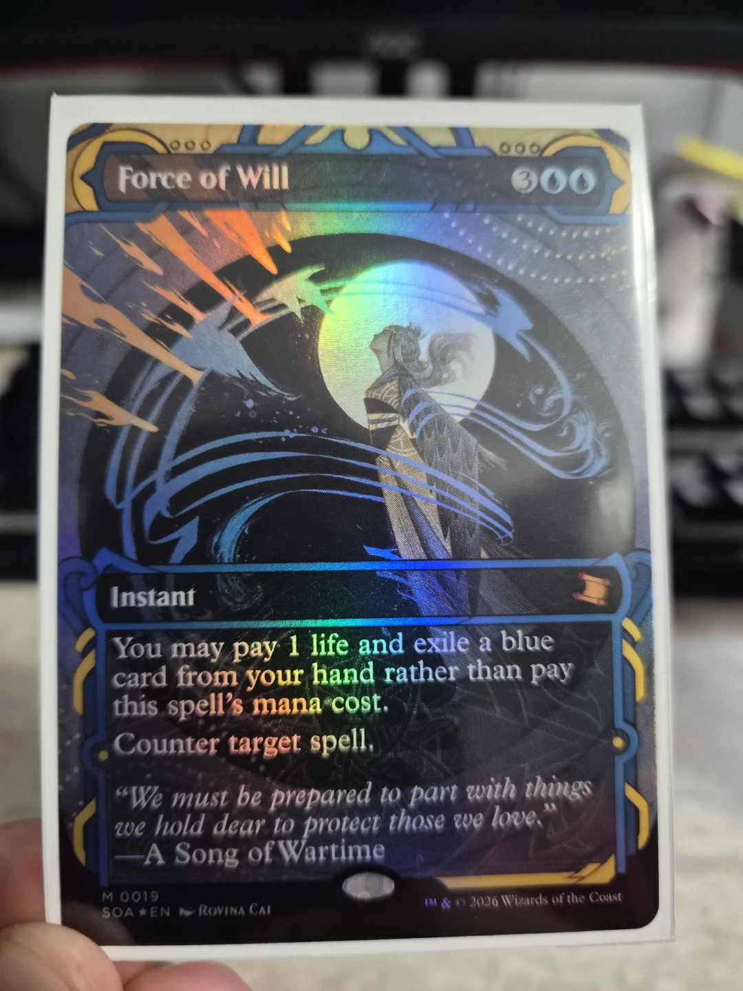 Magic: The Gathering Force of Will foil near mint Card - photo 2